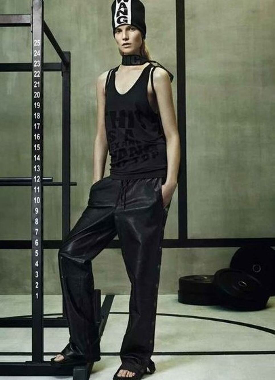 14-16 size 42 Alexander wang 250$ leather pants unisex hm new with tags